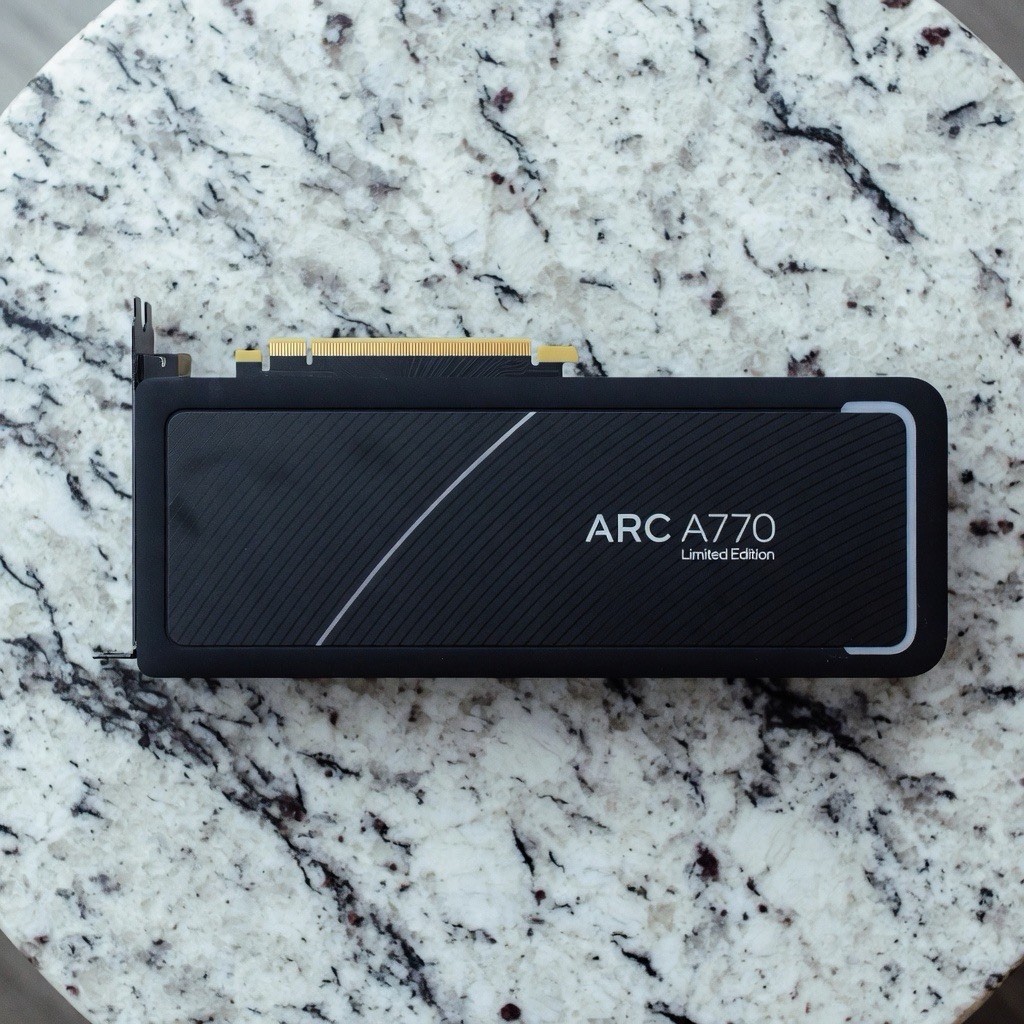intel arc a770 limited edition 16gb gddr6 graphics card Amazon.com: ASRock Challenger Intel Arc A770 OC 16GB GDDR6 Graphics Card main image 1