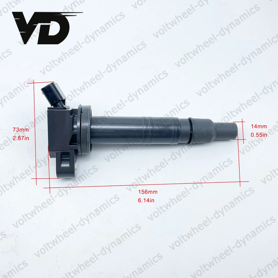 6PCS DENSO 90919-02248 UF495 Ignition Coils for 2003-2009 Toyota 4Runner 4.0L V6 - Image 3 of 4