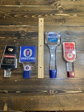 Mixed Brands Lot of 11 Beer Tap Handles/Knobs Tuborg Foster's Molson Bud