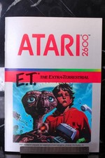 NO GAME- ET the Extra Terrestrial Authentic Instruction Book Manual ATARI 2600