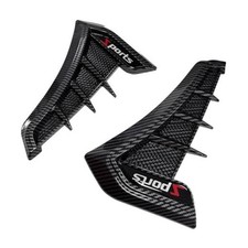 2PCS Air Flow Intake Fender Side Vents Side Marker Air Wing Vent Carbon Fiber