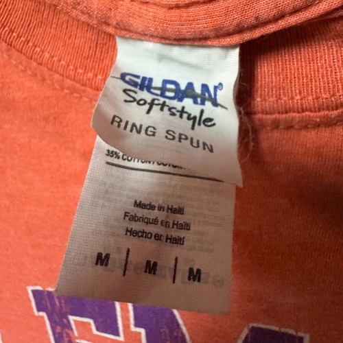 Camiseta Top Clemson Tigers NCAA College para Mujer - Talla M Naranja - Imagen 2 de 6
