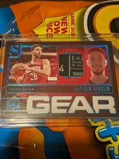 2024-25 Panini Silhouette Game Used Laundry Tag Platinum /5 Alperen Sengun