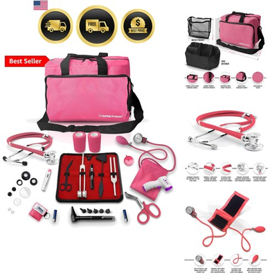 #ad #ad Nurse Starter Kit Stethoscope Blood Pressure Monitor Tuning Forks and Mo... $131.99