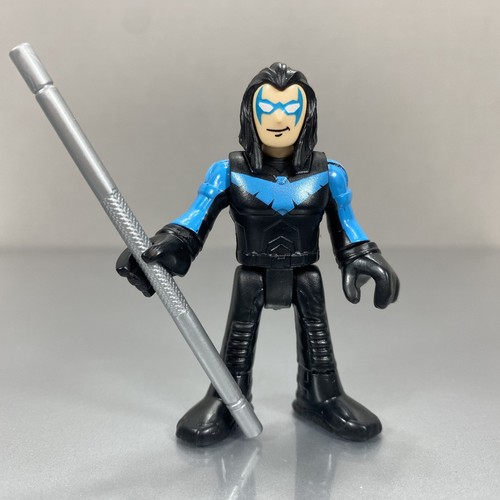 Imaginext DC Super Friends NIGHTWING figure long hair version w/staff