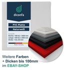 PVC Platte weiß 4mm 5mm 6mm STARK bis 2m LANG nach Maß hart Kunststoff Zuschnitt
