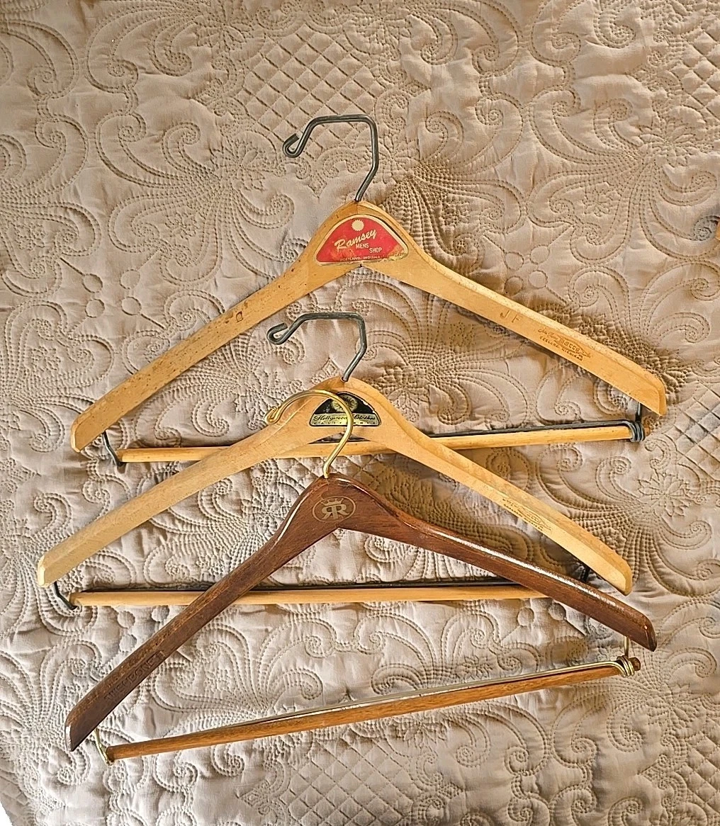 Wood Original Vintage Clothes Hangers for sale | eBay