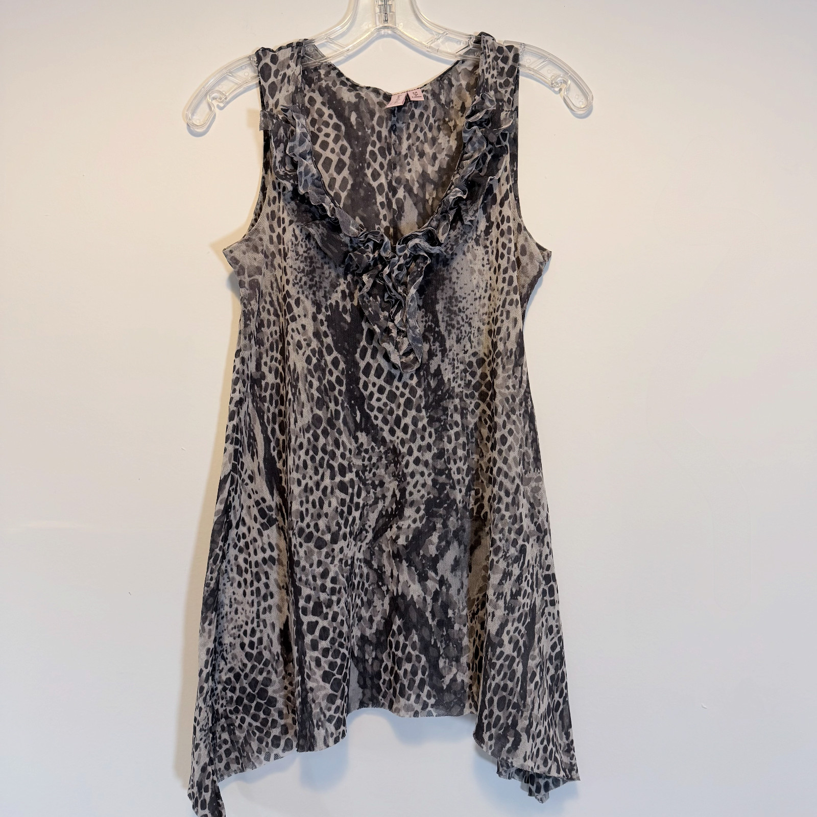 Sweet Pea circa 2007 Python Print Double Mesh Tan… - image 1