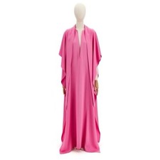40IT - Gucci Pink Silk Viscose Cady Maxi Long dress kaftan - BNWT 790030