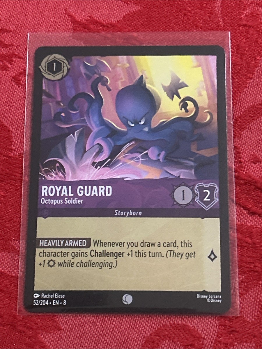 7522 ディズニー ロルカナ ディアブロ レジェンダリー foil FOIL Lorcana Reign of Jafar - Royal Guard - Octopus Soldier