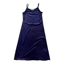 Girls Formal Vintage Violet Velvet Slip-Dress Size 8