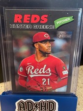 2026 Topps Heritage Dark Grey Border Hunter Greene #53