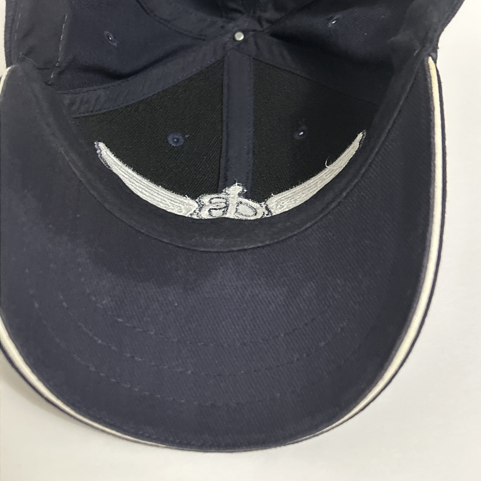 Breitling Baseball Cap Hat White  Embroidered Sin… - image 9