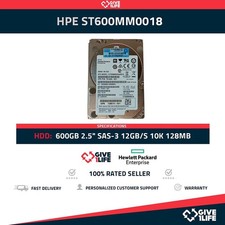 HPE ST600MM0018 600GB HDD 2.5 SAS-3 12GB/S 10...