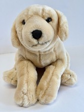 Vintage Animal Alley Dog Plush Golden Lab Retriever Toys R Us Cut Tag EUC
