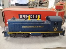 Vtg. Lionel Chesapeake & Ohio 624 Diesel Switcher Locomotive RR Engine Train