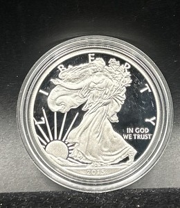 2015 American Silver Eagle $1 Dollar Silver UNC US Coin J53