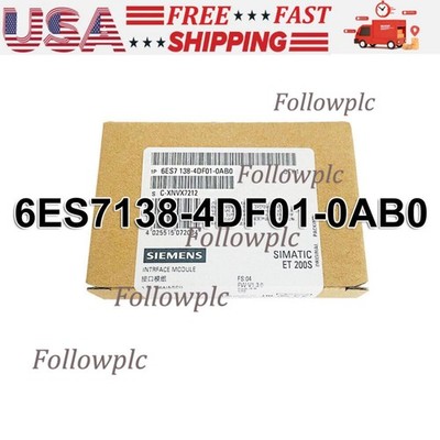 New Siemens 6ES7138-4DF01-0AB0 Electronics module for ET200S 6ES7 138-4DF01-0AB0
