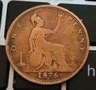 1876 Victoria Penny — photo from another recent sale