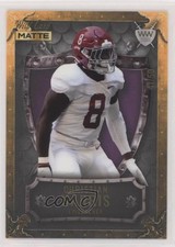 2022 MATTE Silver - Gold Frame / Purple 47/50 Christian Harris #WW-8 Shield 2zr