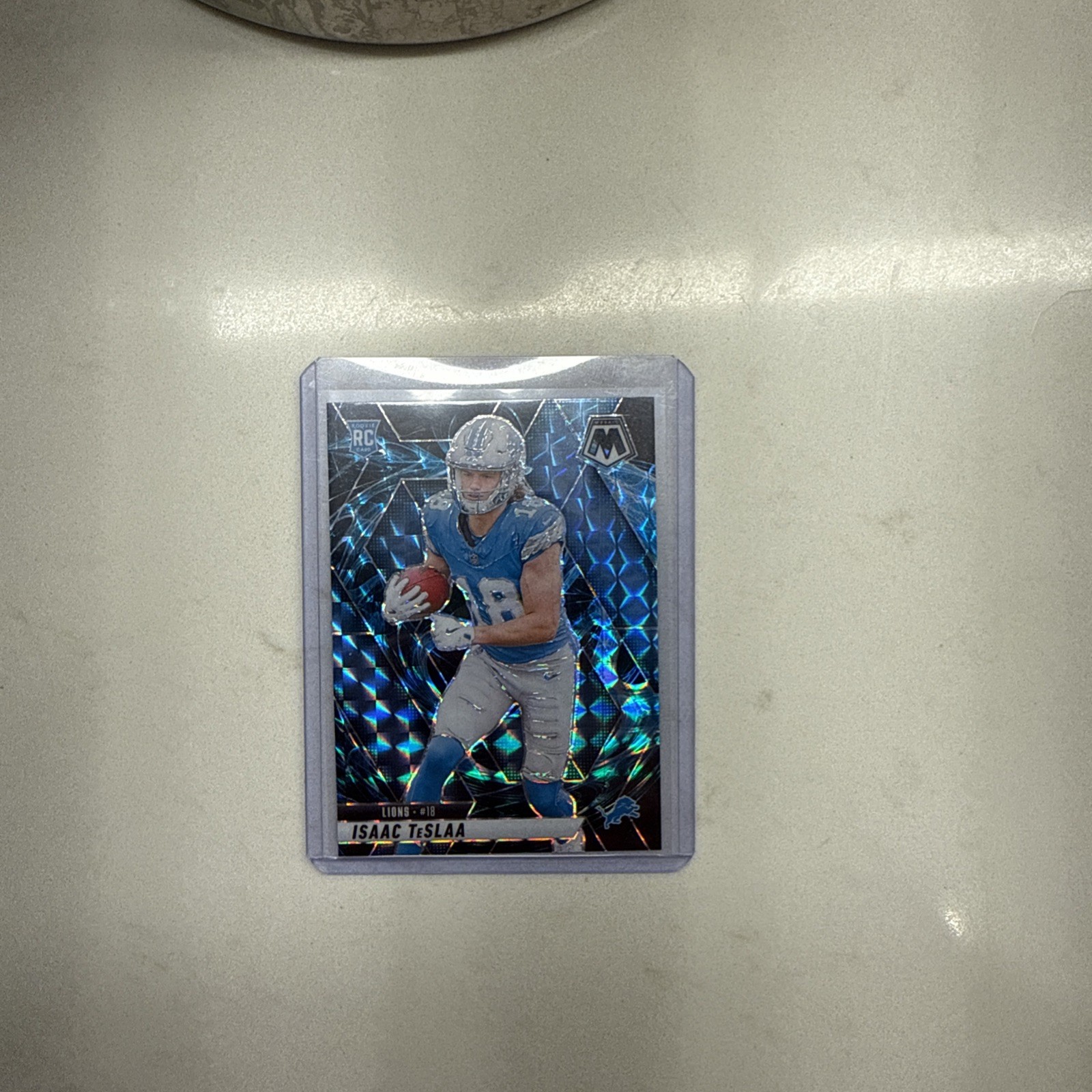 2025 Panini Mosaic Isaac Teslaa  RC Genesis SSP No . 319