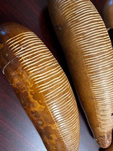 GUIRO Latin American hand carved percussion instruments-Set of 4