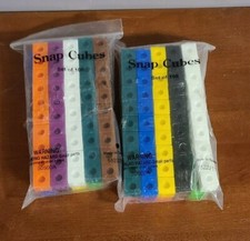 Learning Home School Cuisenaire Snap Cubes- Math Counting Set of 200