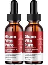 (2 Pack) Gluco Vita Pure Drops Healthy Formula - GlucoVita Pure Liquid