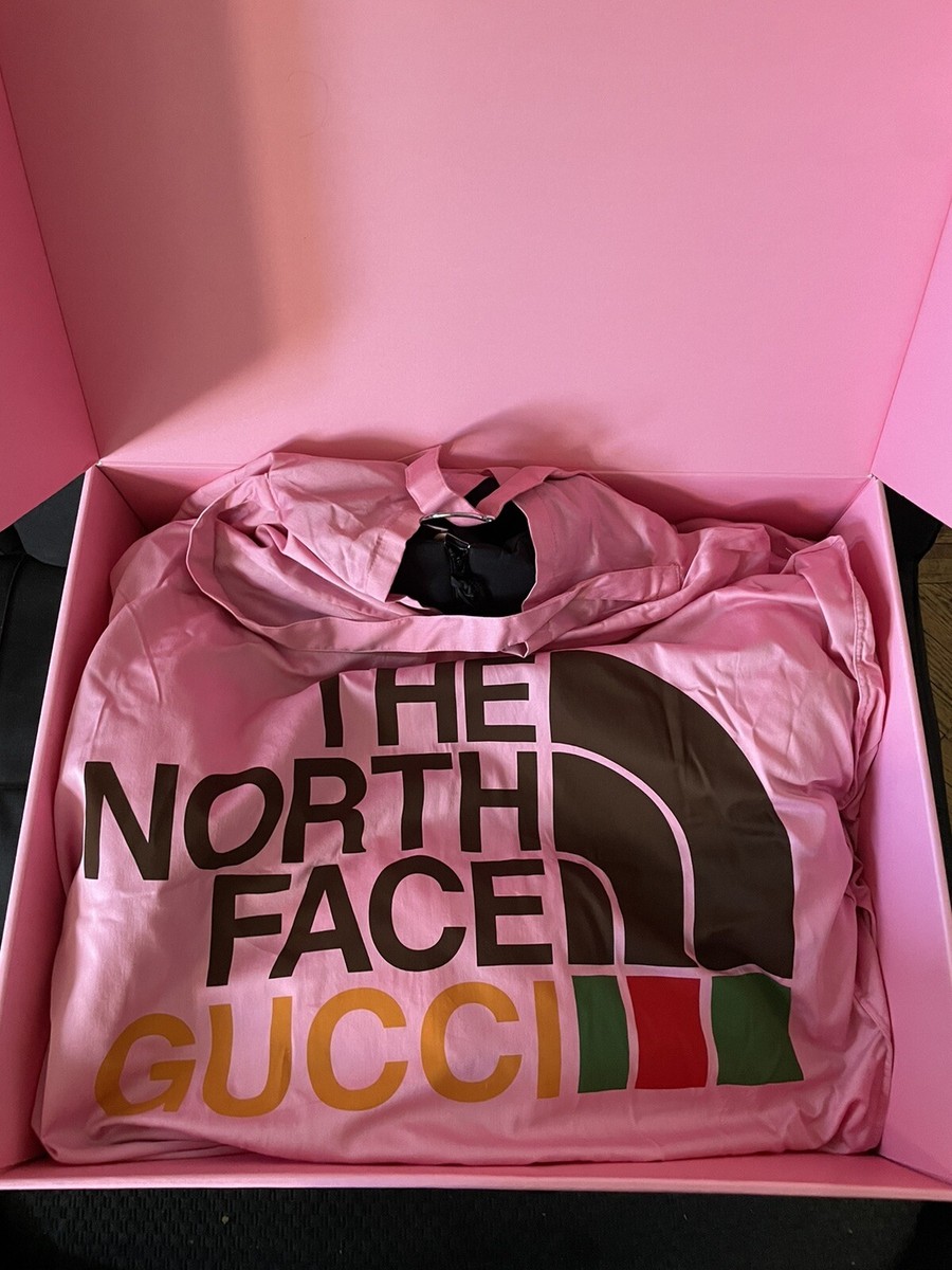 Gucci x The North Face Padded Jacket Light Pink/Black