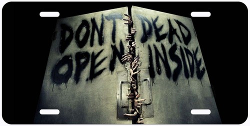 Nicht tot innen öffnen Aluminium Neuheit Auto Nummernschild - Bild 1 von 2