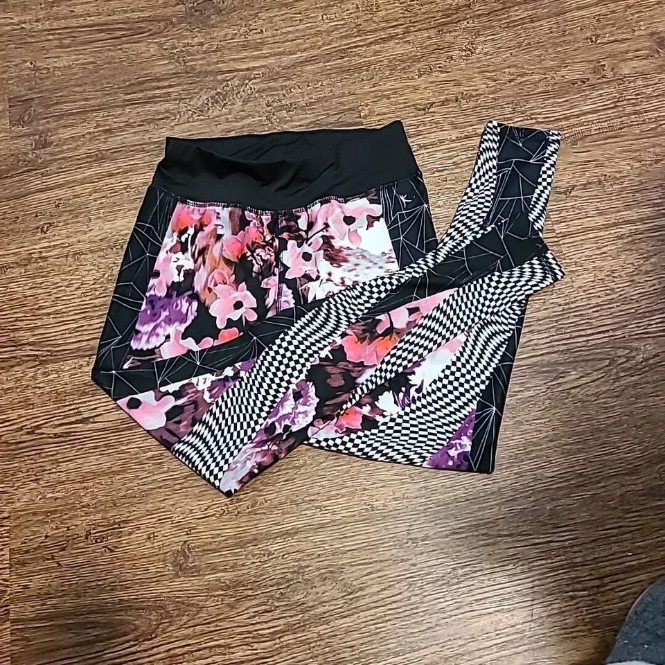 Leggings Danskin Ahora Ajustados Multicolor Talla 4-6 Mujer Ropa Activa Usada Foto 2 de 4