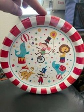 Circus Carnival Party Paper Lunch Plates 8-5/8" 8ct. New  