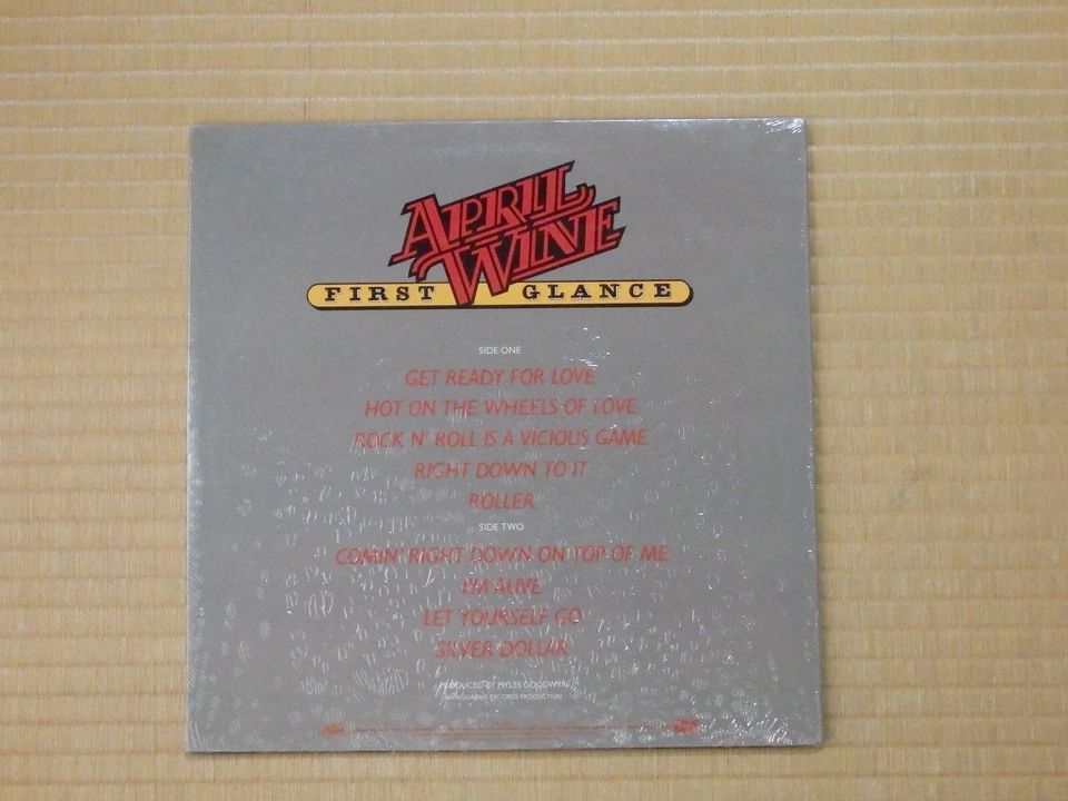 April Wine – First Glance Capitol Records – SW-11852 US 1978 SEALED - Image 2 of 3