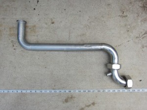 OD 1¼" x 21" SS Stainless Steel Drain Tube, Used