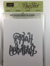 Stampin' Up HAPPY BIRTHDAY Thinlits - Brand New