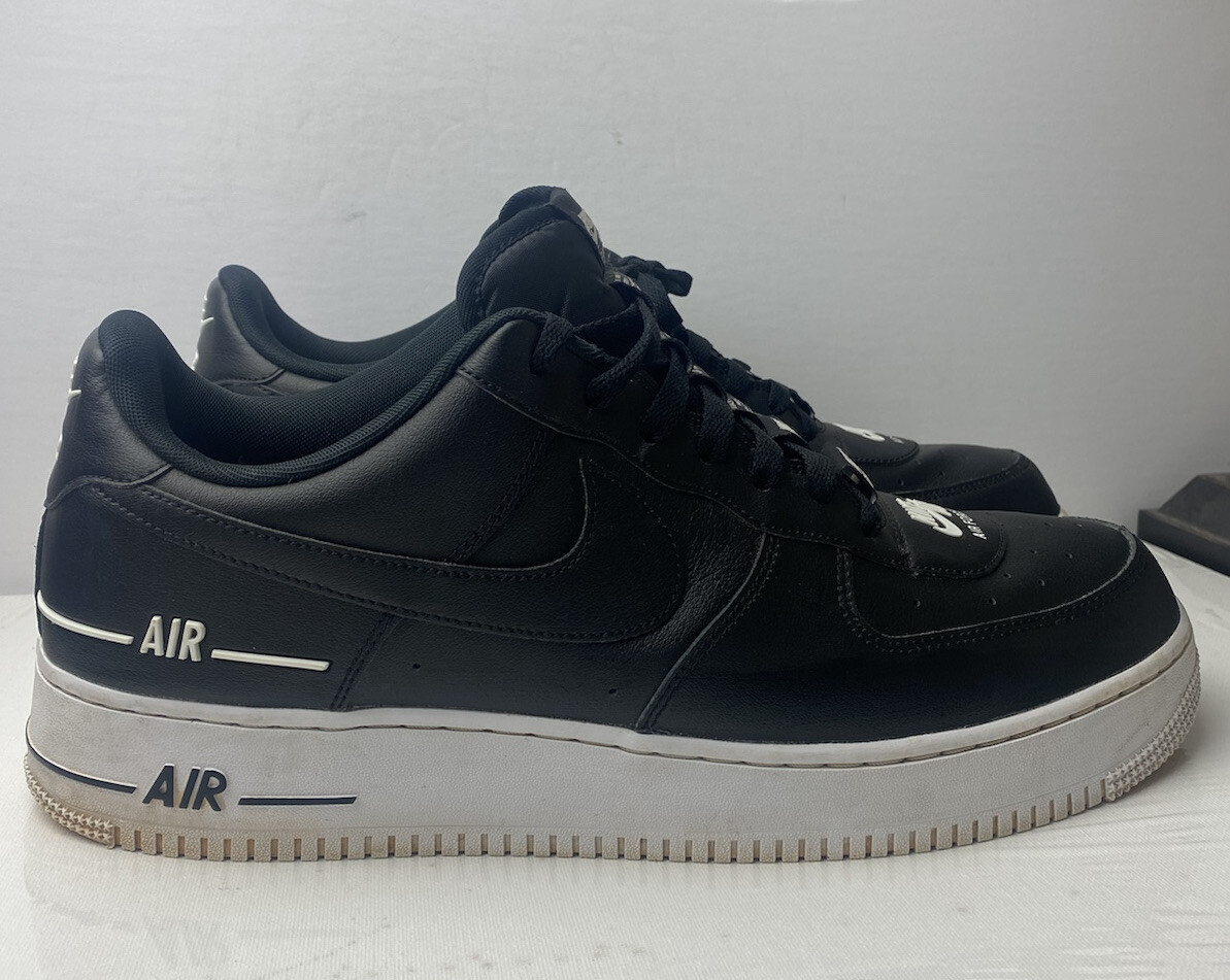 Size 13 - Nike Air Force 1 Double Air Low Black for sale online | eBay