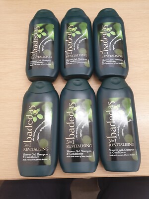Badedas 3in1 revitalisierendes Duschgel-Shampoo-Conditioner X6 NUR £15,49 PORTOFREI
