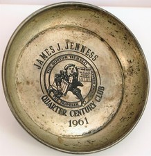 1961 THE BOSTON HERALD NEWSBOY TRAVELER QUARTER CENTURY CLUB THOMAE STERLING !