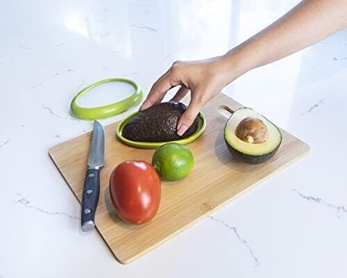 Joie Avocado Food Saver Stretch Pod, Silicone, One Size, Green, 1 Count - Picture 7 of 10