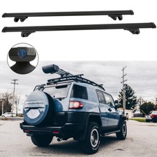 For Toyota Fj Cruiser 07-14 Smooth Top Roof Rack Cross Bar Cargo Carrier Luggage