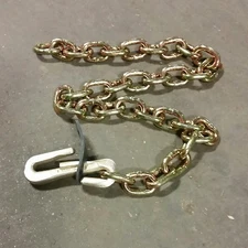 41936041 Lot of 2 CHAIN-HOOK ASSEMBLY, 36", FORGED "S" HOOK, U-Haul
