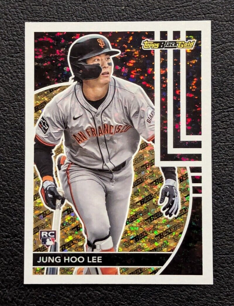 2024 Topps Update Jung-Hoo Lee Black Gold Insert Rookie RC #BG-19 