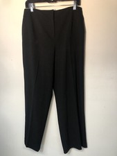 Talbots Petites 12 black Stretch Slacks Dress Pants Bin-C