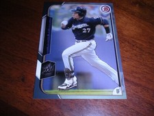 2015 Bowman Silver #57 Carlos Gomez 174/499 Milwaukee Brewers