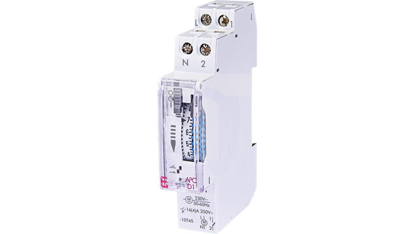 Analog timer 1P 16A 230V AC daily APC-D1 002472001 /T2UK