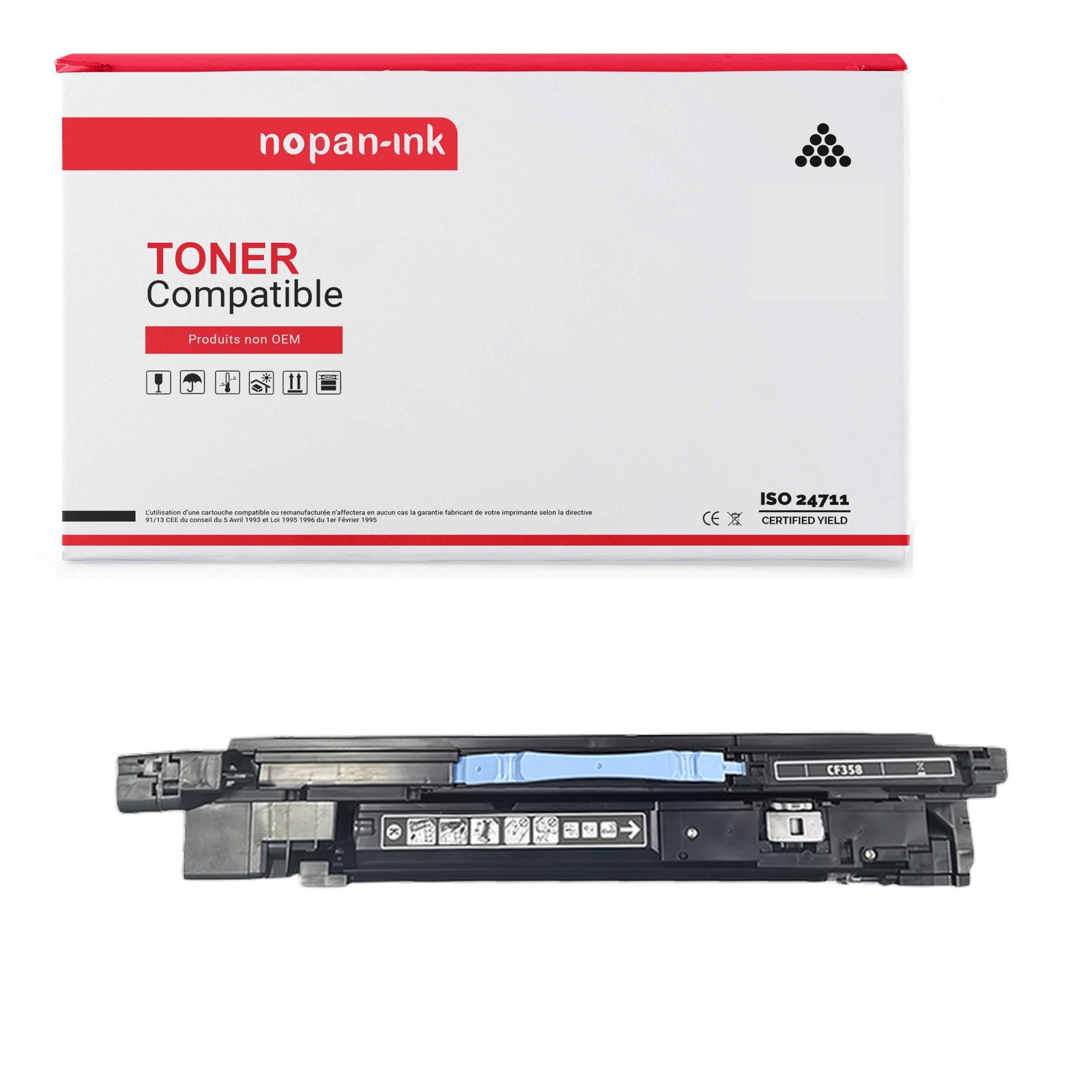 Tambour d'imagerie 828A noir pour les grands tirages de documents en entreprise