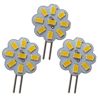 3X G4 Led 2 Watt 12V Ac/Dc Dimmbar Warmweiß 120° Rund Leuchtmittel Lampe Klein