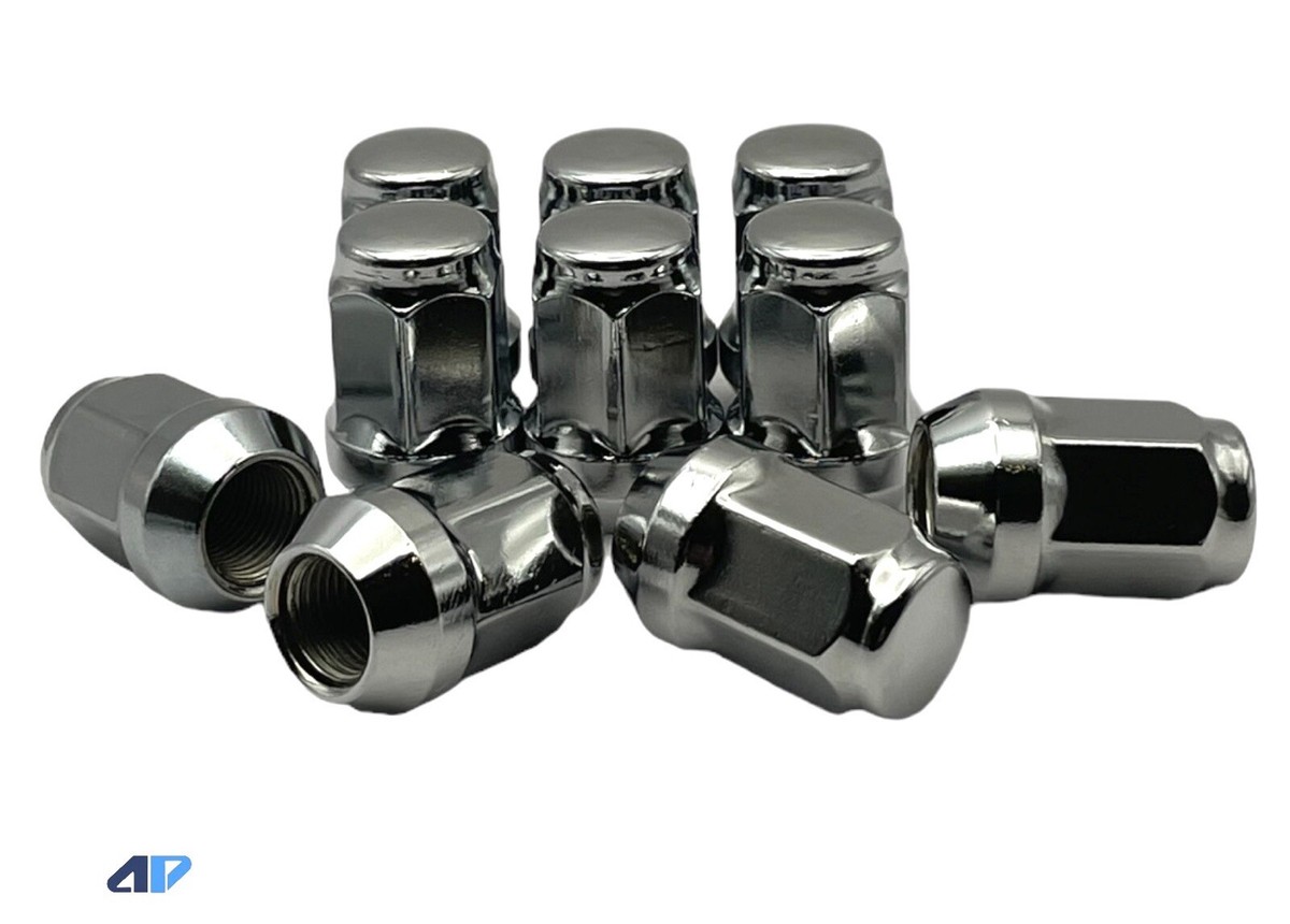 Durable Chrome 1/2-20 Bulge Acorn Lug Nuts - 20 Pcs for Ultimate