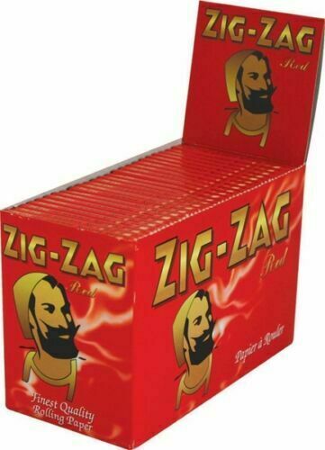 ZCKZACK ROT STANDARD normales Zigarettenrollendes Papier - 1 5 10 25 50 100 - Bild 2 von 4