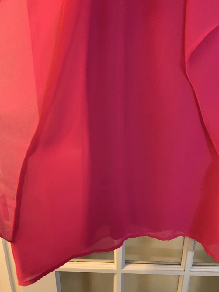 YA Los Angeles Rosa Caliente Elegante Vestido Remoto Vestido Sin Mangas Mujer MEDIANO Foto 3 de 4